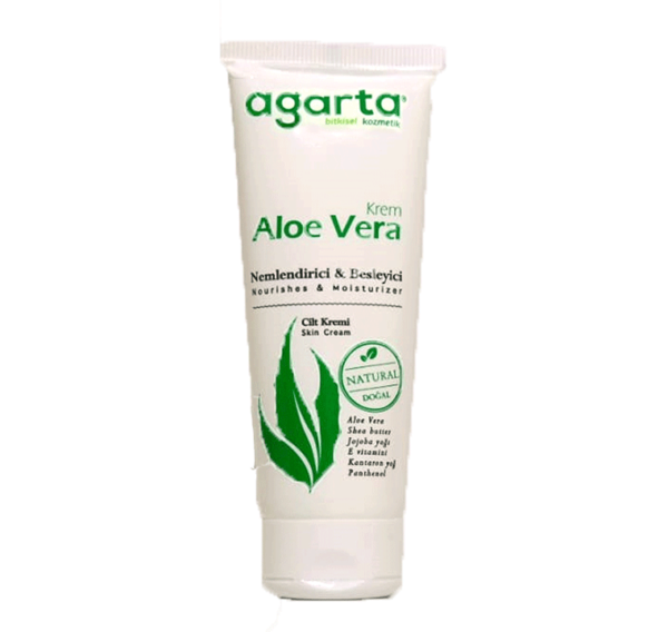 Agarta Doğal Aloe Vera Nemlendirici Cilt Kremi 75 ml