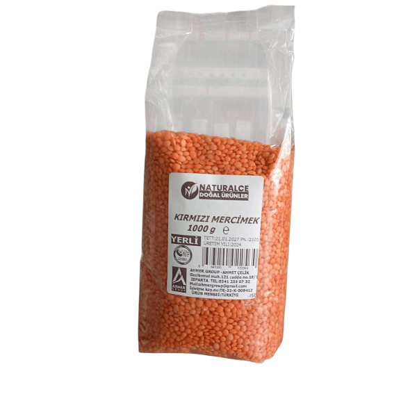 Naturalce Kırmızı Mercimek  1 Kg