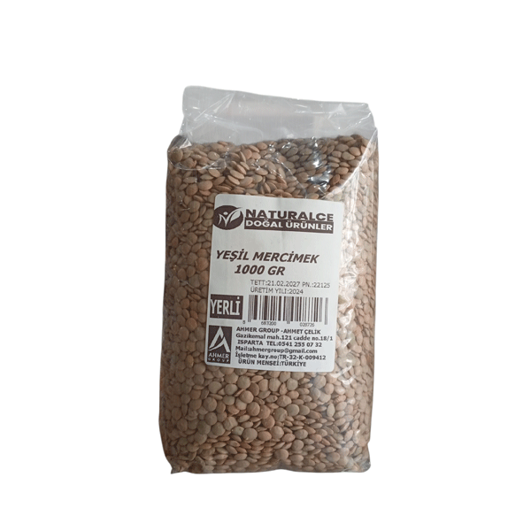 Naturalce Yeşil Mercimek 1000 Gr