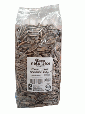 Naturalce Kuruyemiş Tuzsuz Siyah Çekirdek 500 Gr